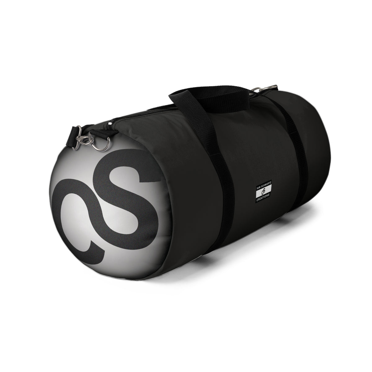 Sam Schwartz Creations Black Duffel Bag — Travel Gym Weekender Carryall