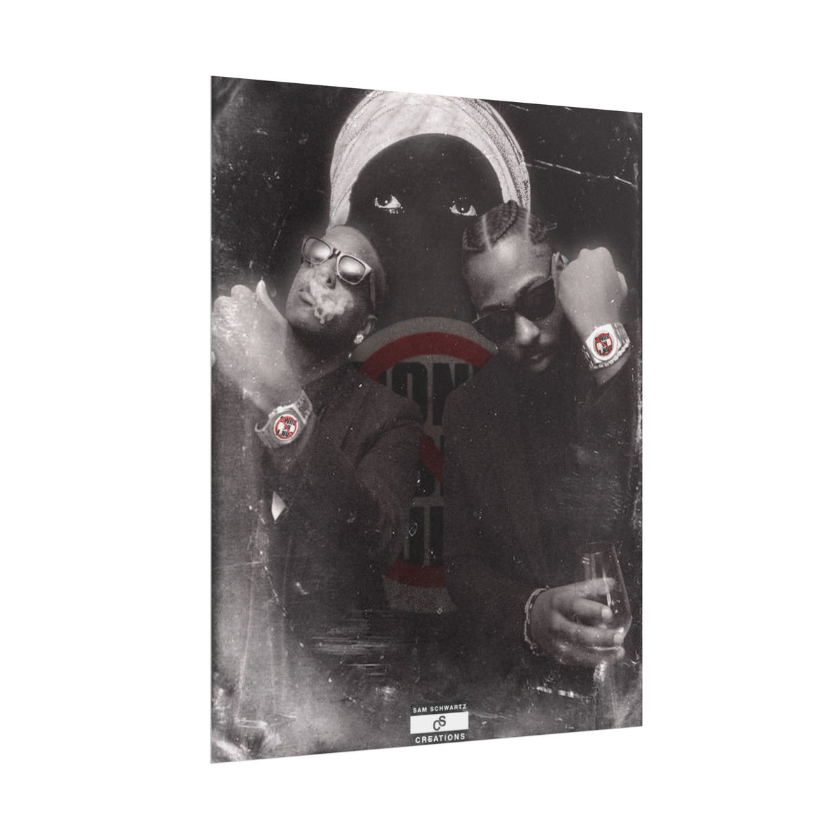 Don't Be Dumb Poster | Underground Music Duo Wall Art