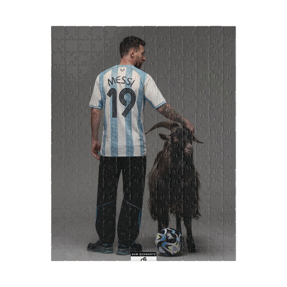 Soccer Goat Puzzle — 110/252/520/1014-Piece Jigsaw