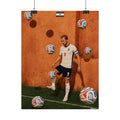 Captain’s Touch Poster | Harry Kane England Football Wall Art