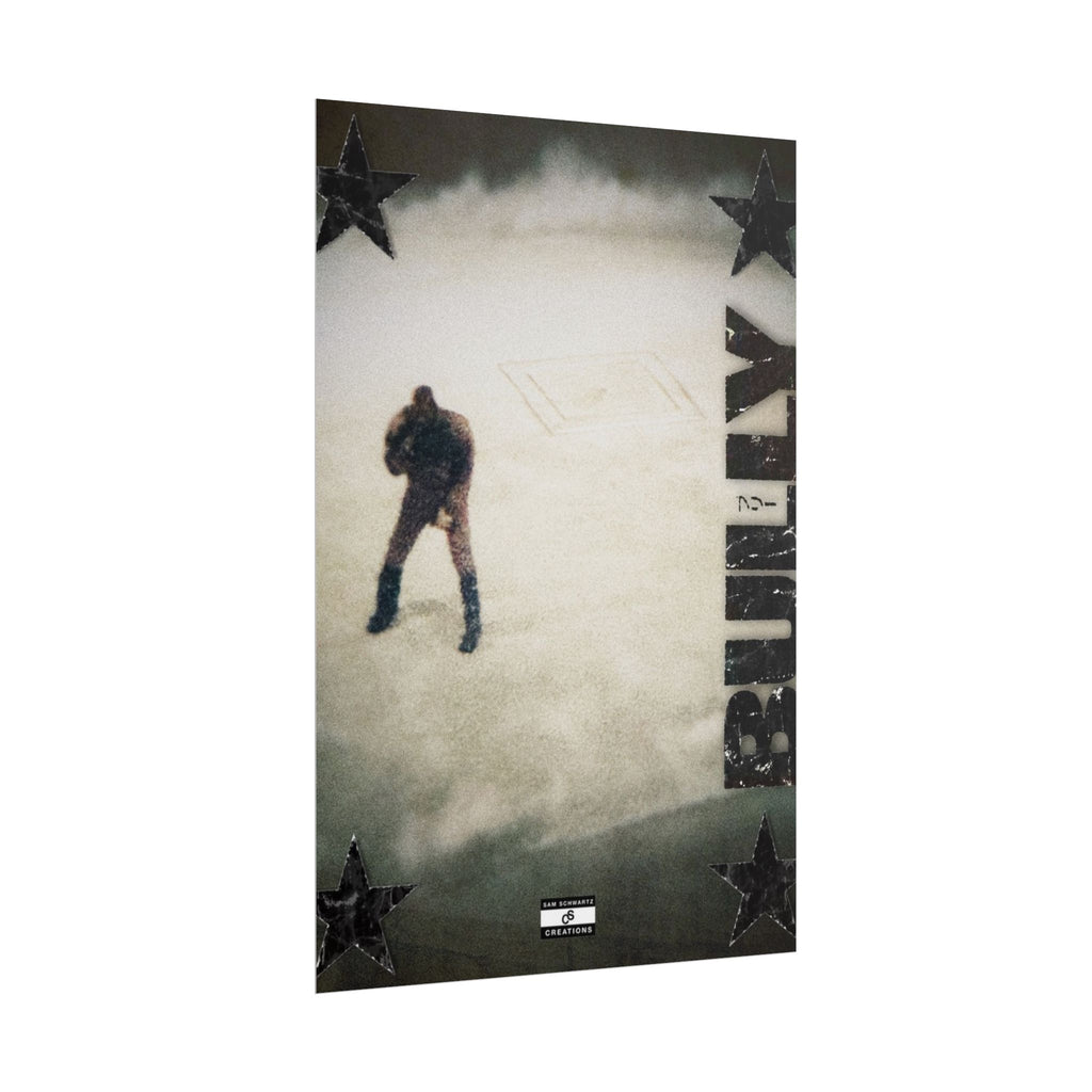 Bully in the Mist Poster | Experimental Kanye West Music Wall Art