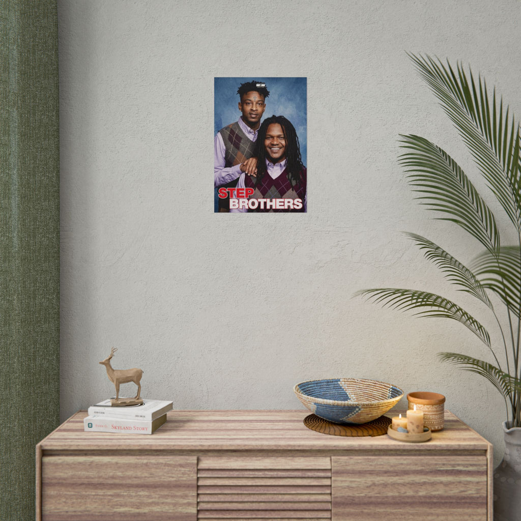 Step Brothers Poster | Hip-Hop Duo Wall Art