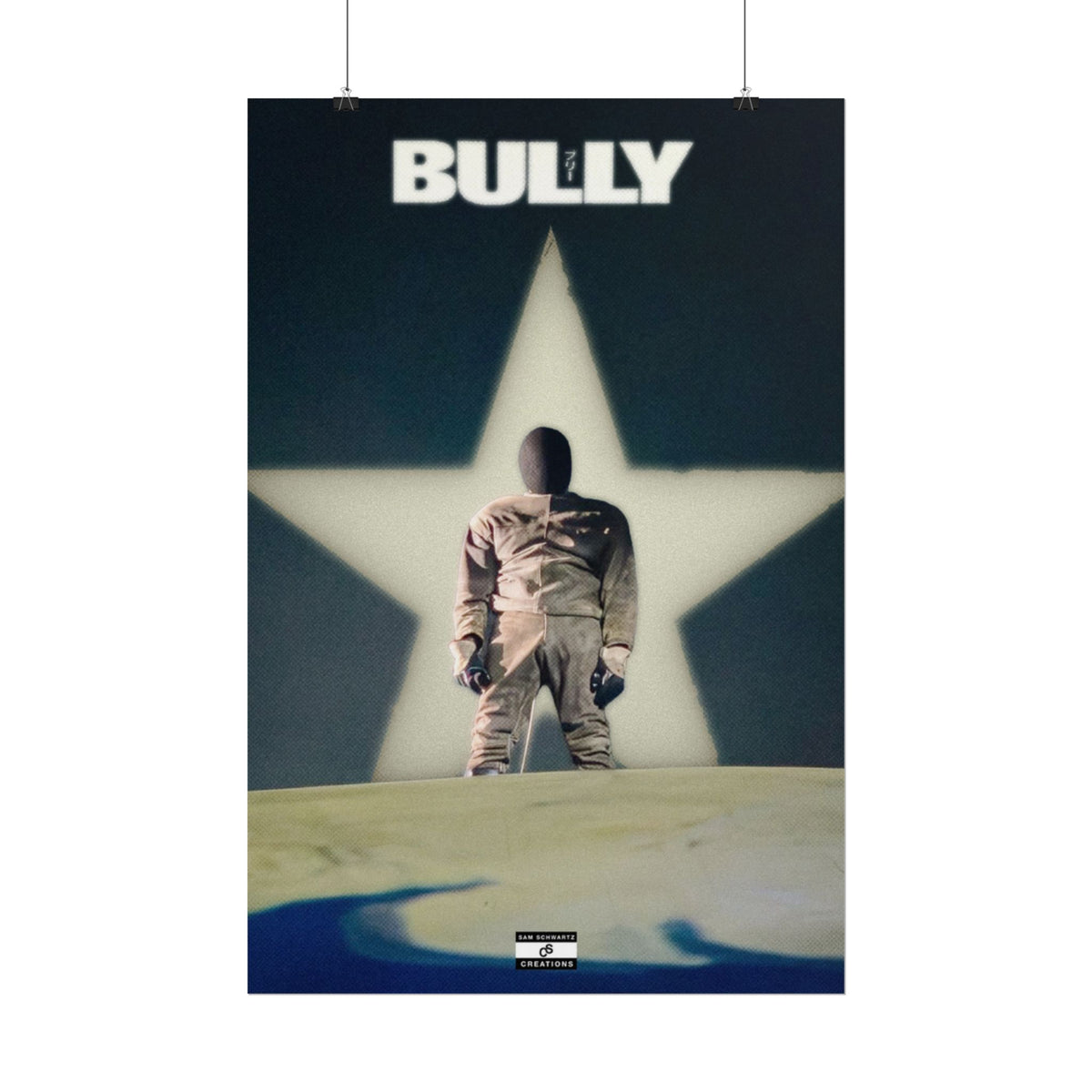 Bully Star Poster | Experimental Kanye West Music Wall Art