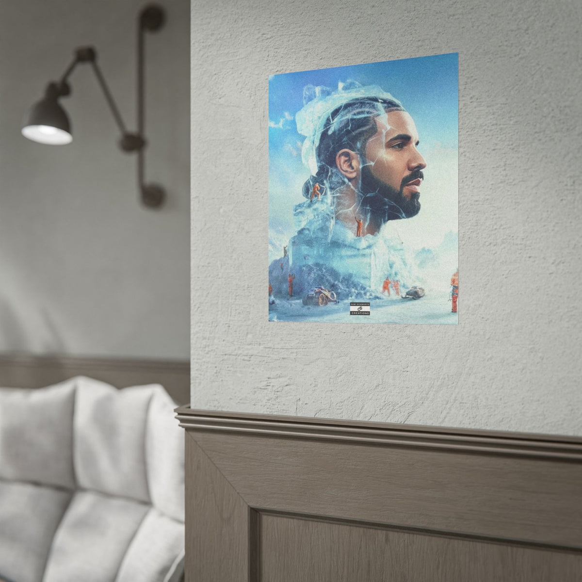 Icebound Poster | Drake Music Wall Art