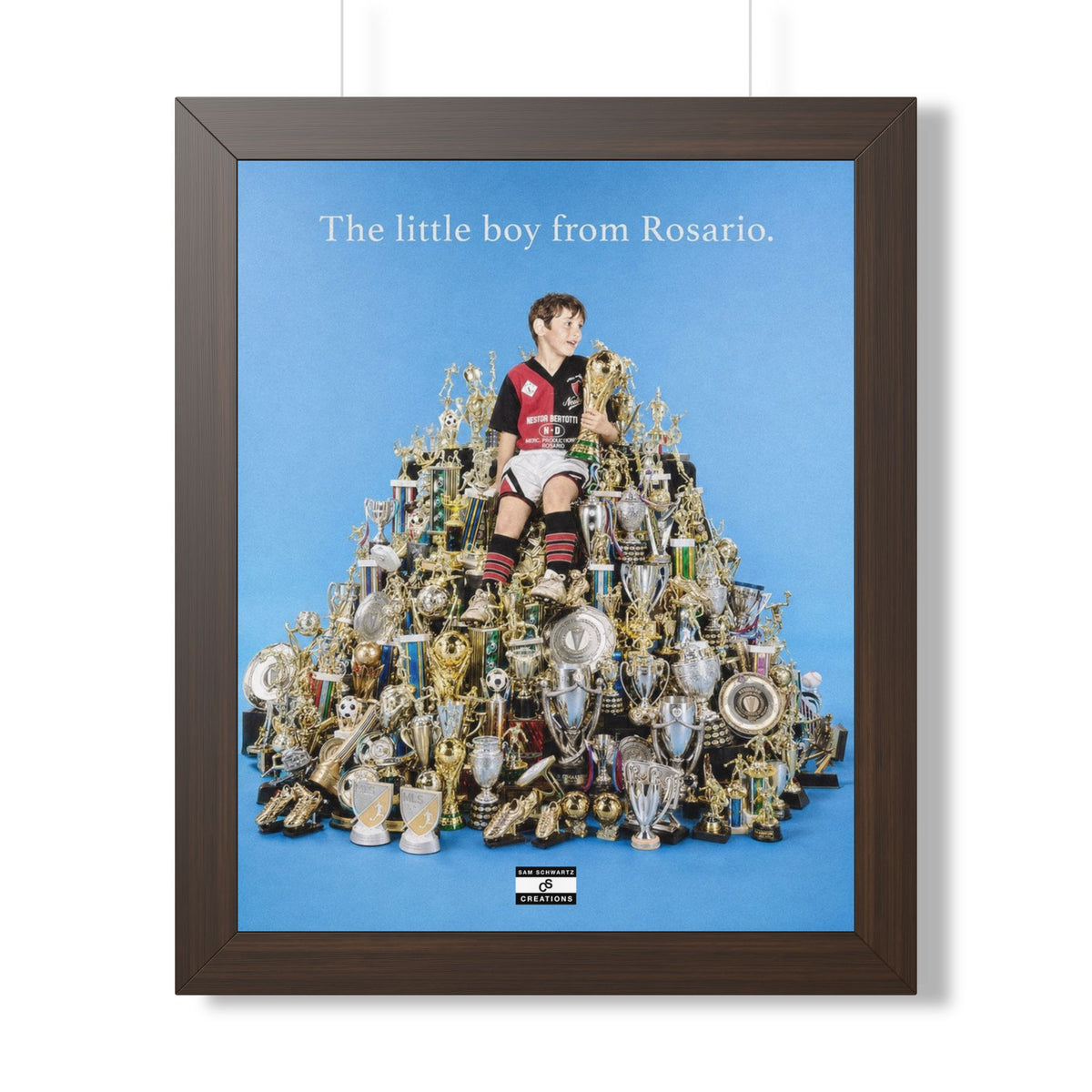 The Little Boy From Rosario Framed Poster — Framed GOAT Wall Art