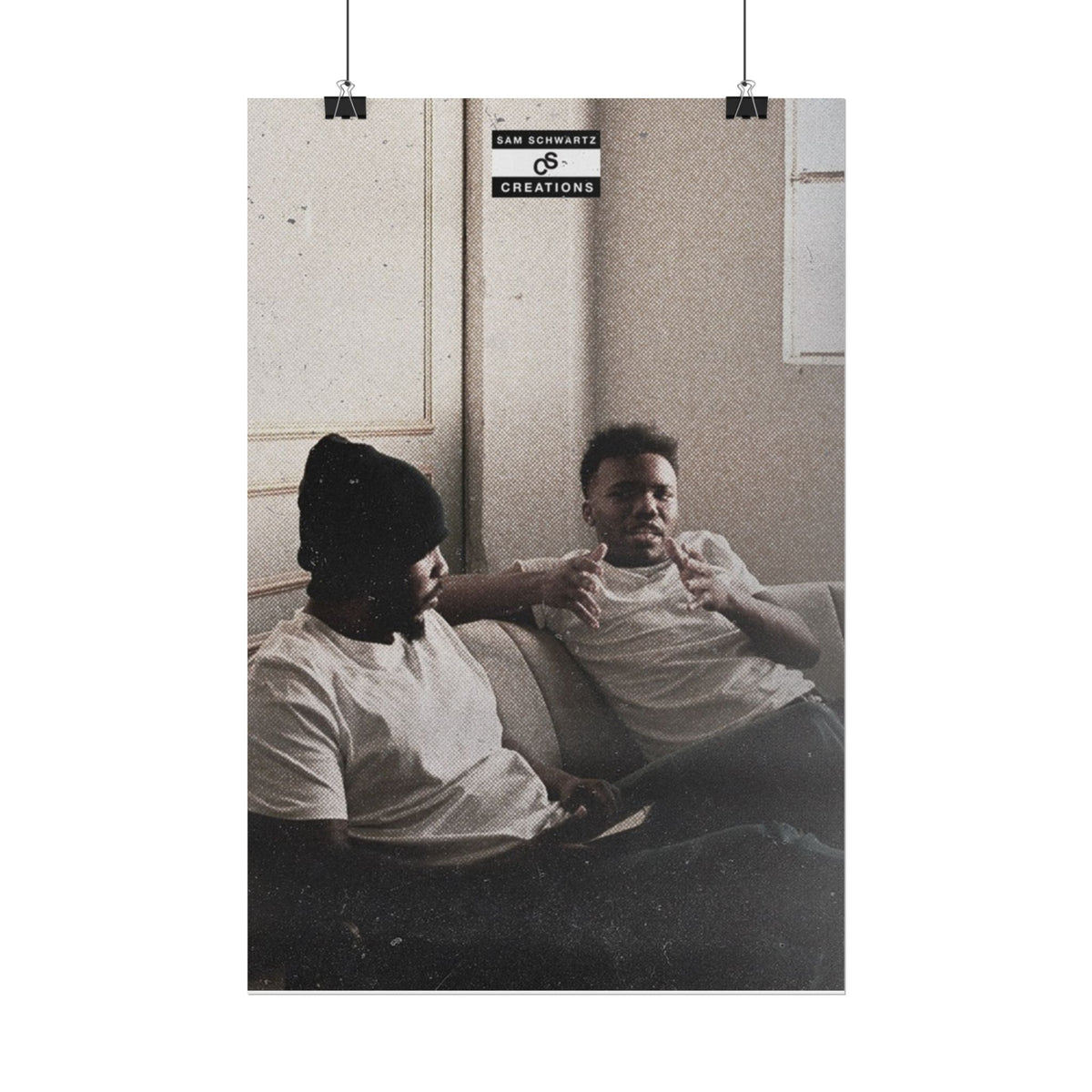 Baby Keem & Kendrick Lamar Poster | Music Culture Candid Wall Art