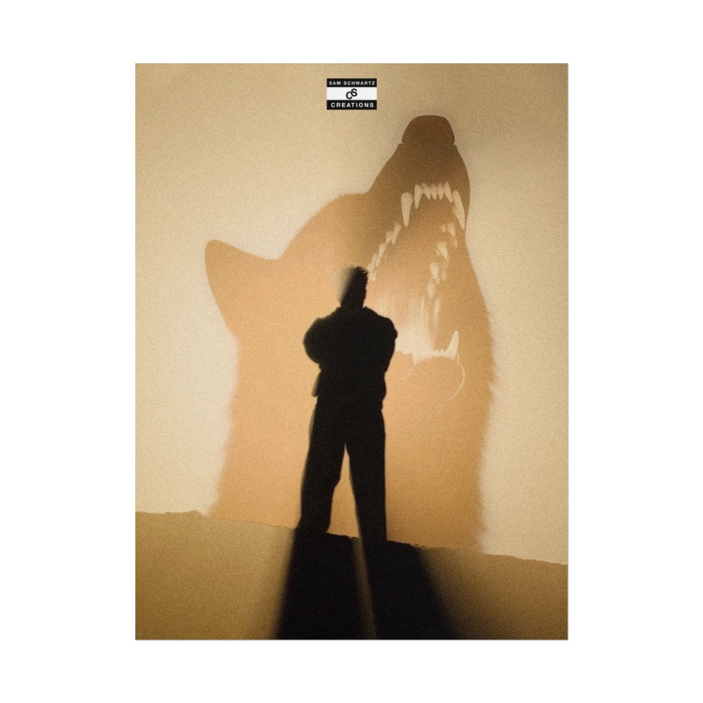Shadow Beast Poster | Baby Keem Conceptual Music Wall Art