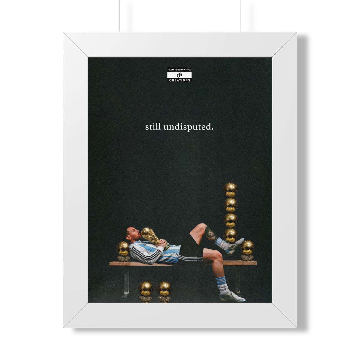 Still Undisputed Framed Poster — Framed GOAT Wall Art