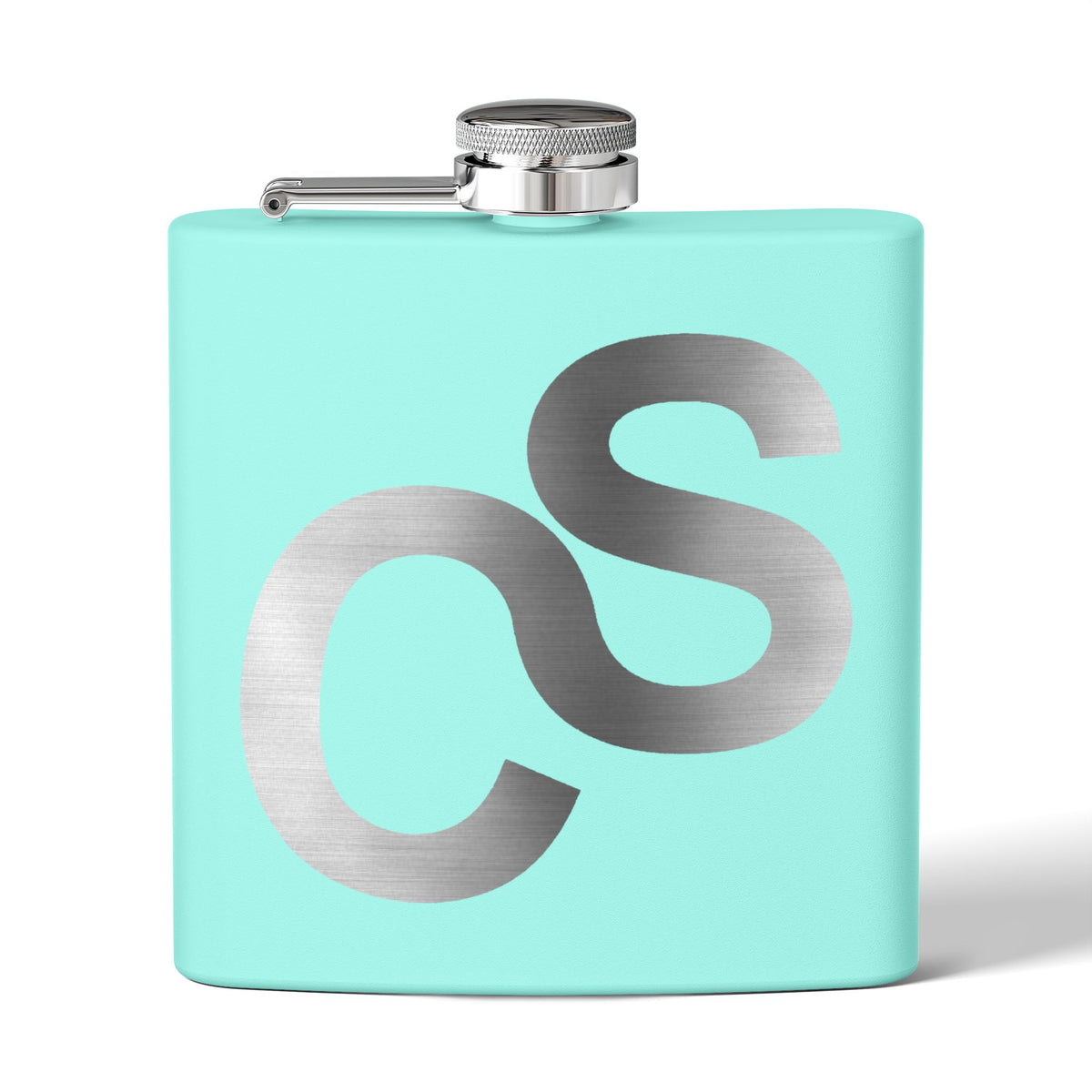 Sam Schwartz Creations Stainless Steel Flask — Brushed Metal Sam Schwartz Creations, 6 oz