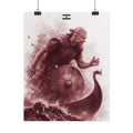 The Viking Poster | Erling Haaland Football Wall Art