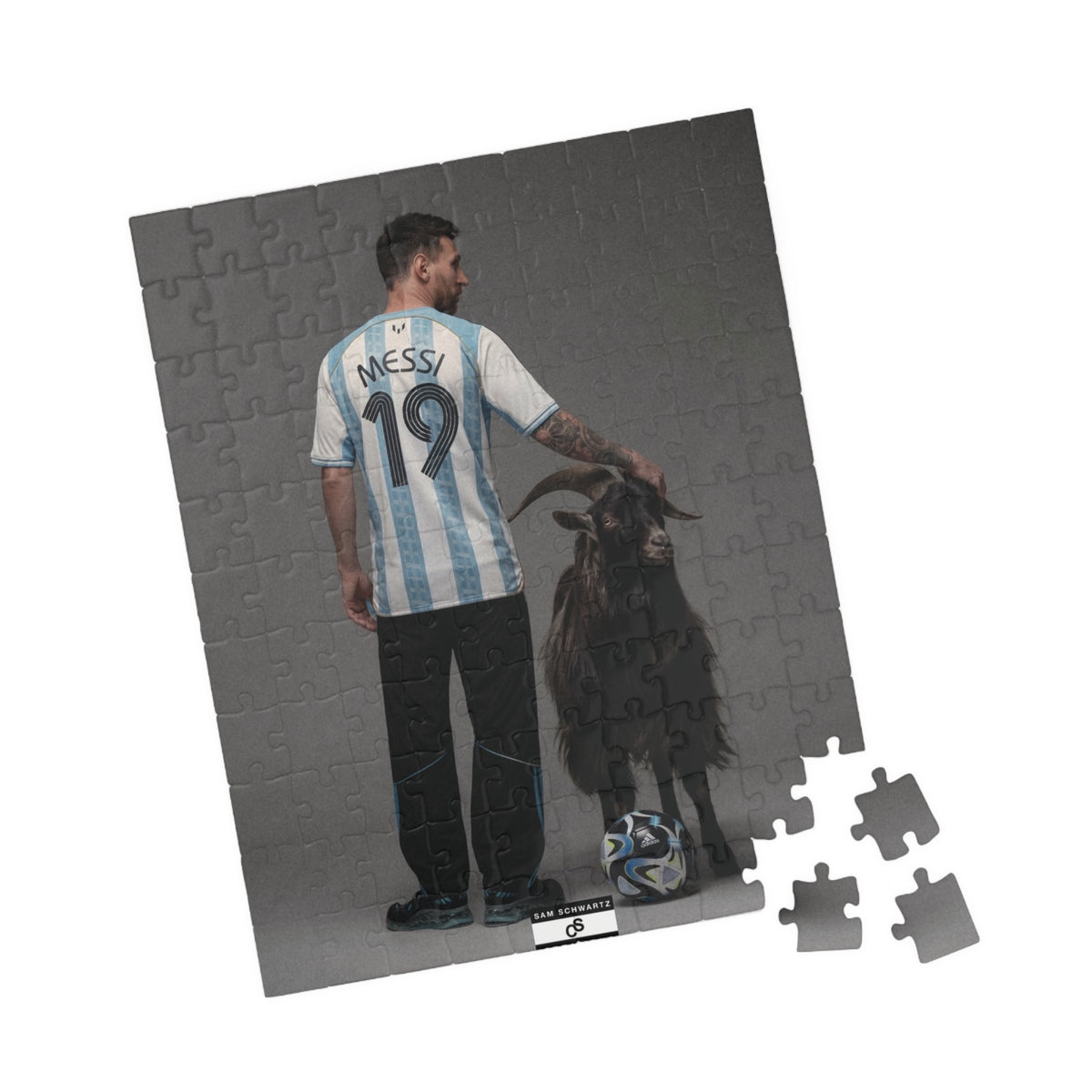Soccer Goat Puzzle — 110/252/520/1014-Piece Jigsaw