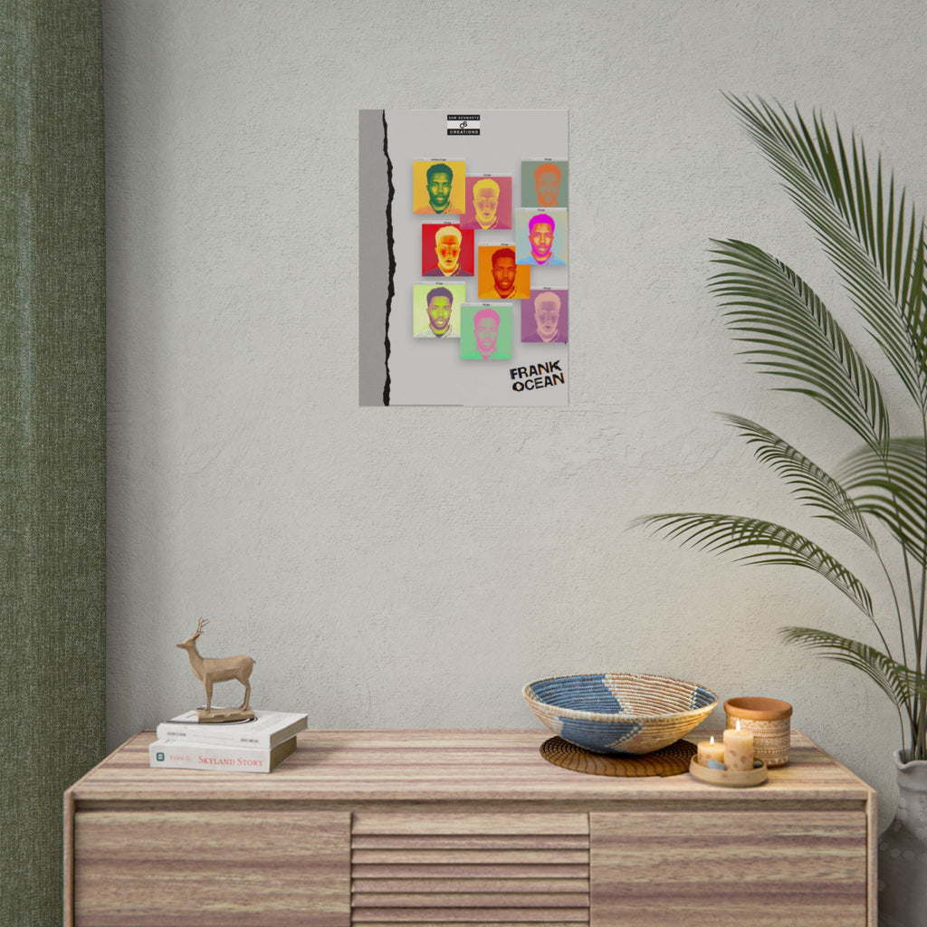 Color Study Poster | Frank Ocean Pop Art Wall Art