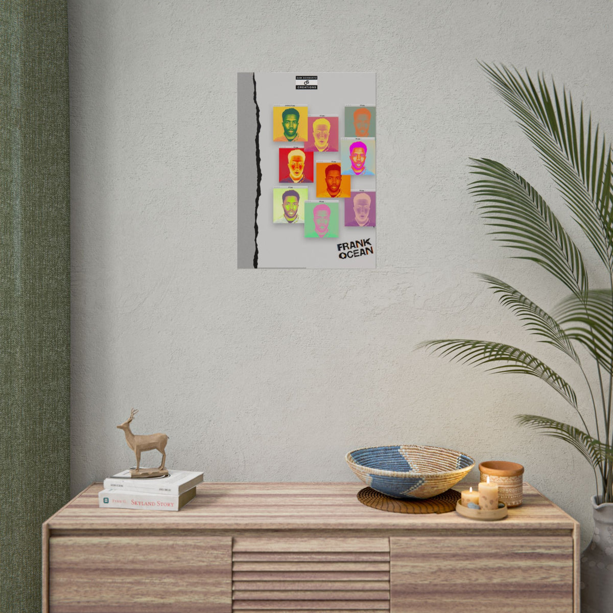 Color Study Poster | Frank Ocean Pop Art Wall Art