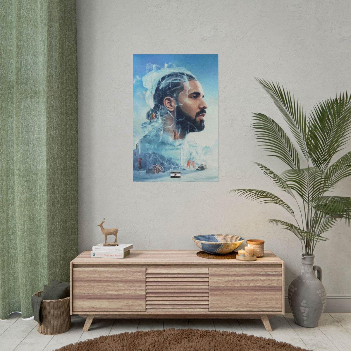 Icebound Poster | Drake Music Wall Art