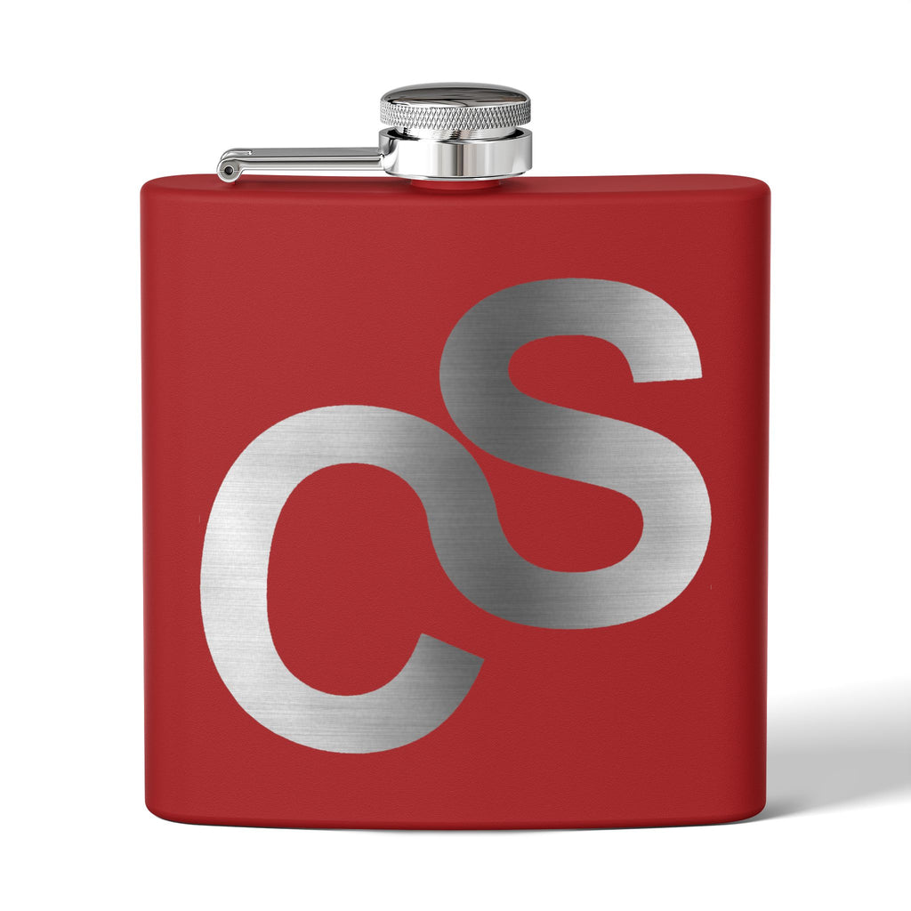Sam Schwartz Creations Stainless Steel Flask — Brushed Metal Sam Schwartz Creations, 6 oz