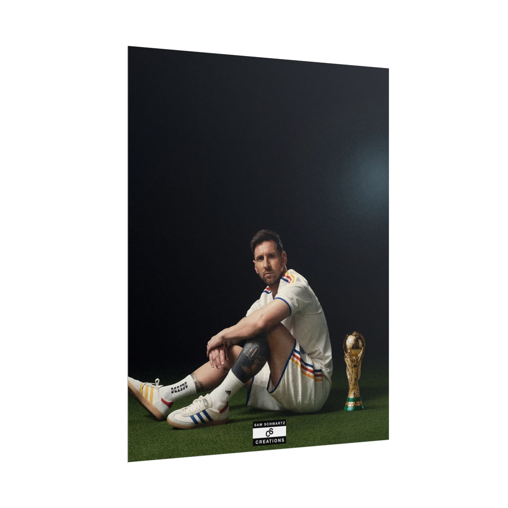 At the Summit Poster | Lionel Messi World Cup Wall Art