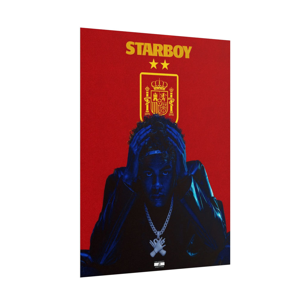 Starboy Poster | Spain Football Wall Art