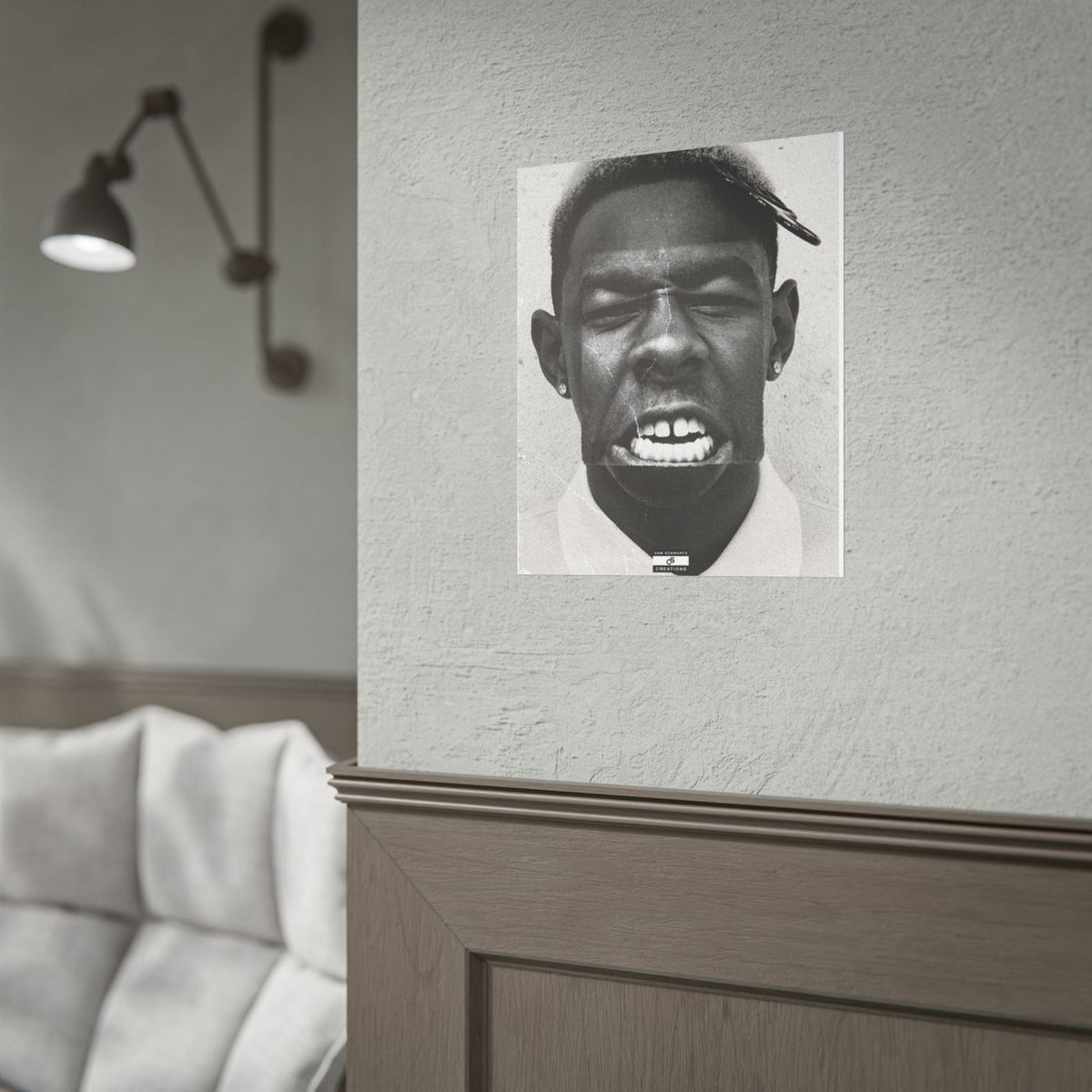 Monochrome Tyler Poster | Tyler, The Creator Art