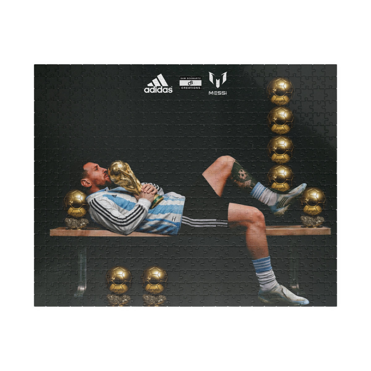Messi 'Still Undisputed' Soccer Puzzle — 110/252/520/1014-Piece Collectible