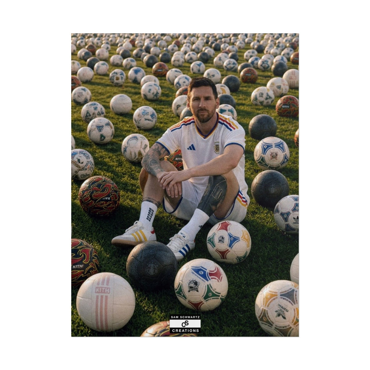 Every Ball Tells a Story Poster | Lionel Messi Football Wall Art