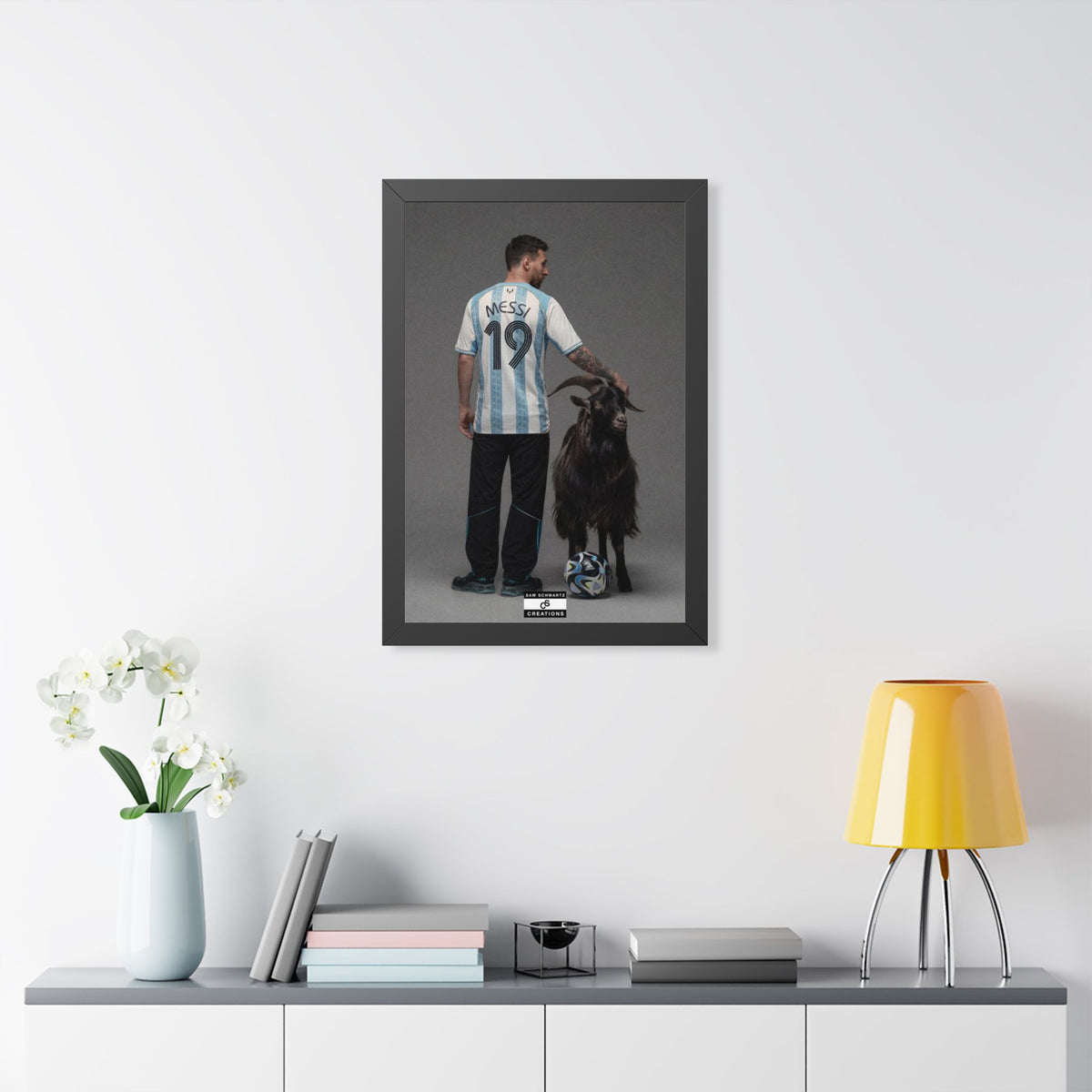 GOAT x GOAT — Framed Messi Wall Art