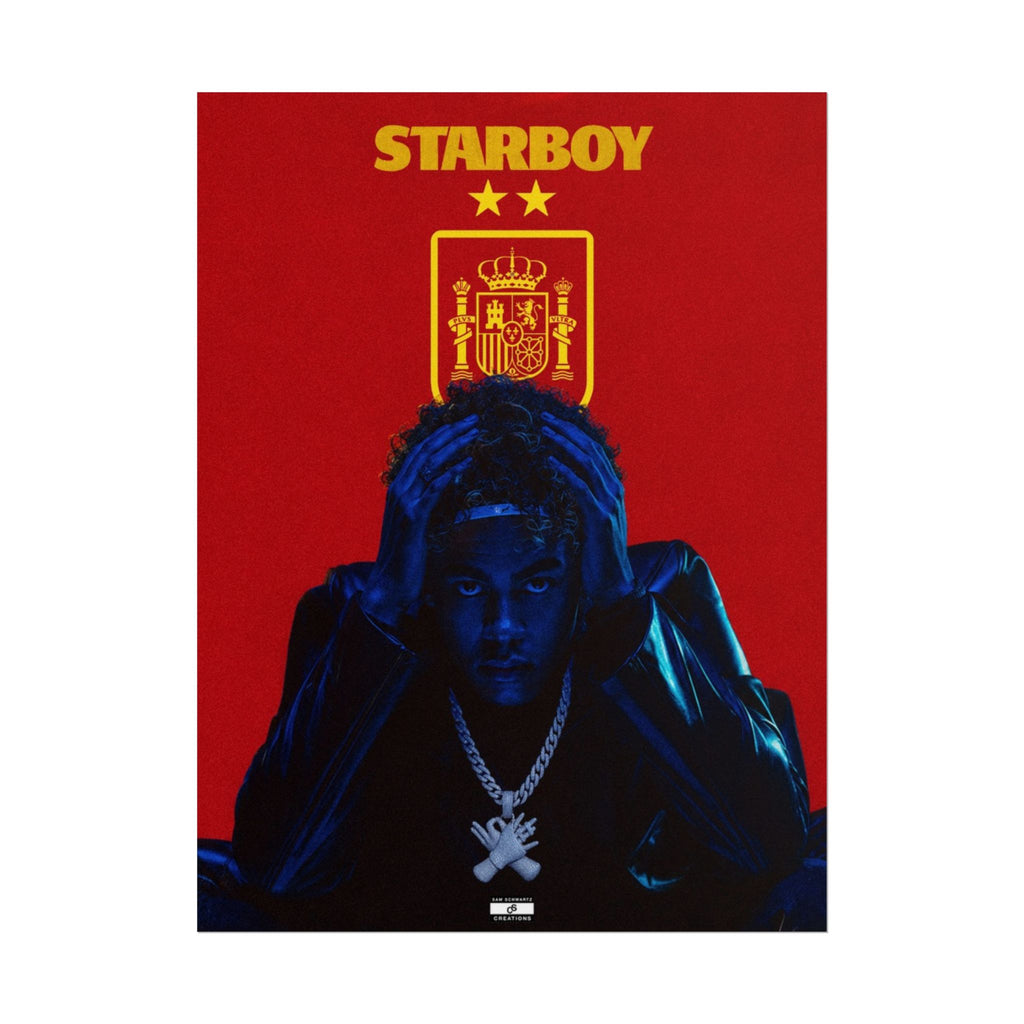 Starboy Poster | Spain Football Wall Art