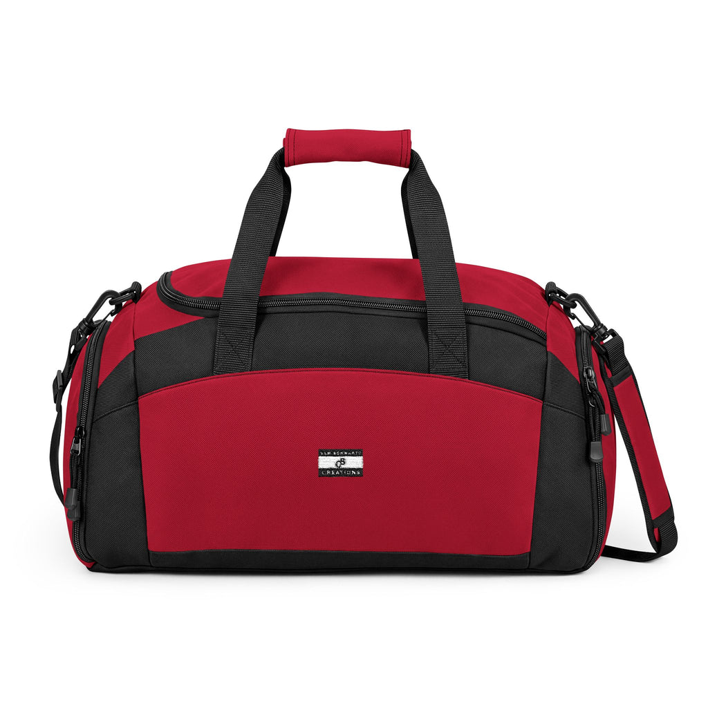 Sam Schwartz Creations Black Gym Duffel Bag — Durable Workout & Travel Holdall
