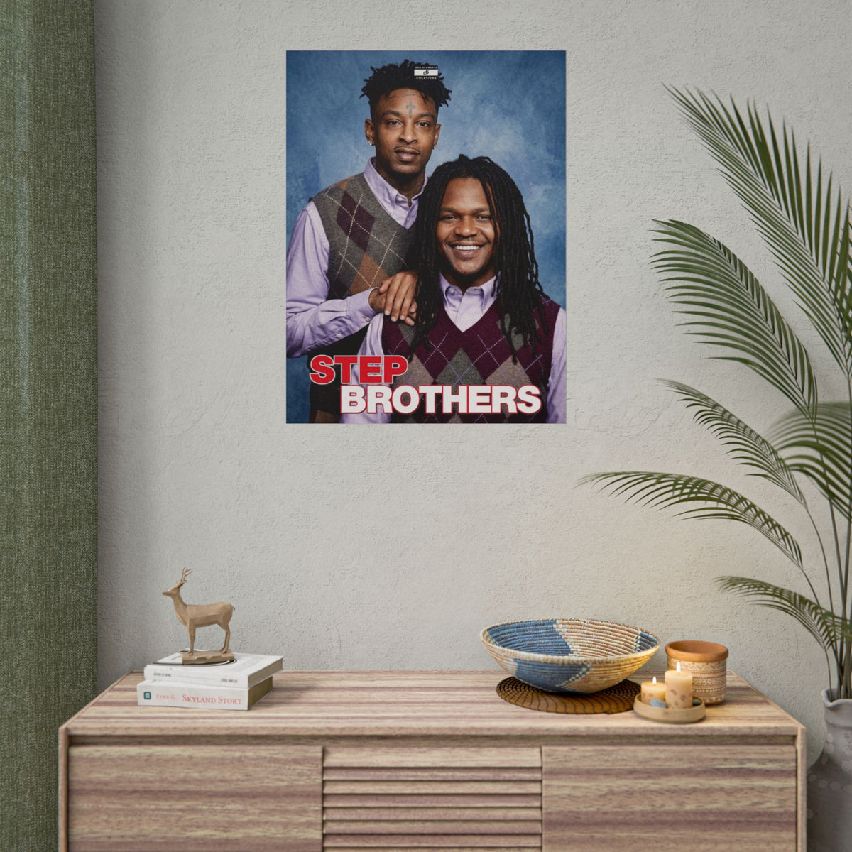 Step Brothers Poster | Hip-Hop Duo Wall Art